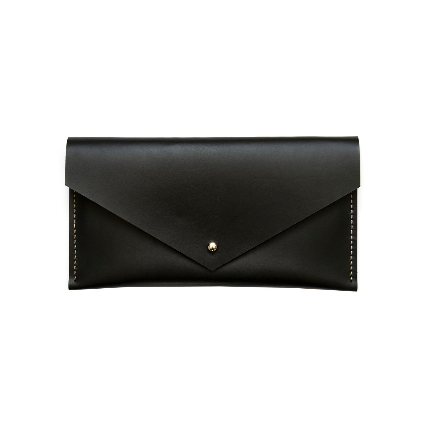 Clutch Wallet in Black & Sand