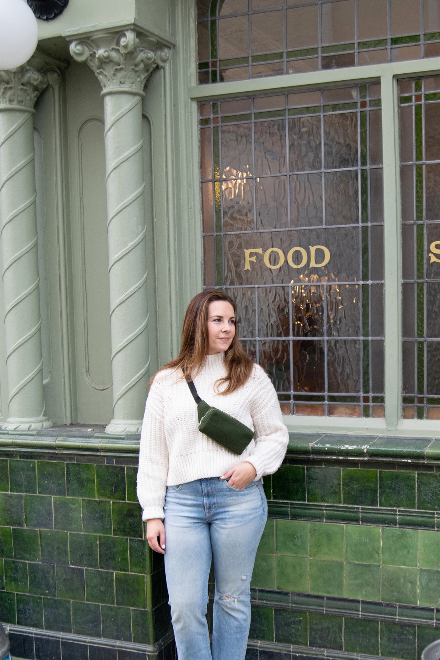 Belt Bag in Hunter Green