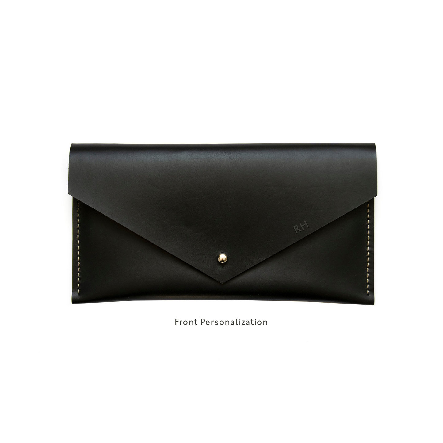 Clutch Wallet in Black & Sand
