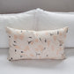 Hand-Marbled Cushion with Insert | Blush Vines
