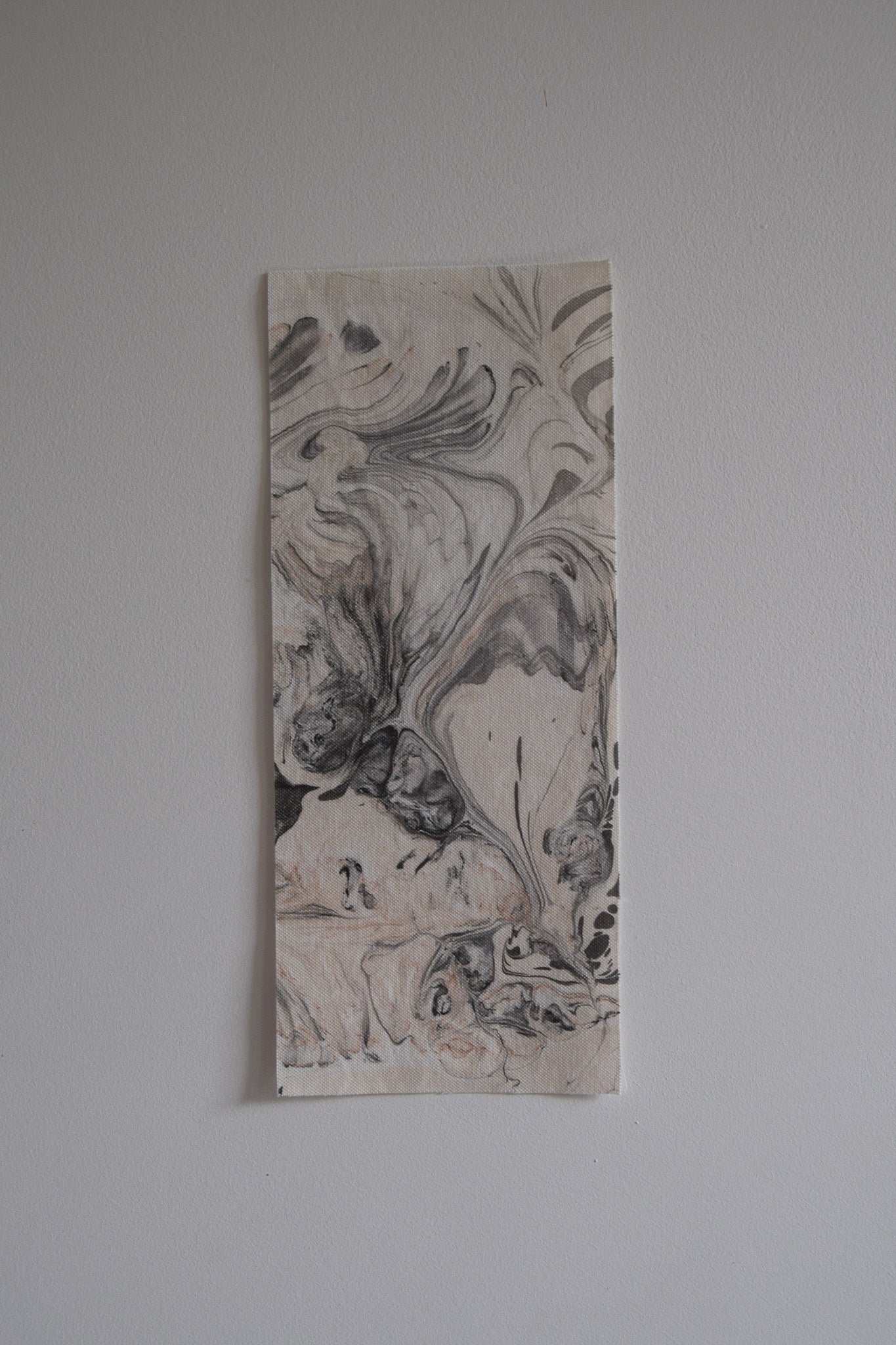Hand-Marbled Textile Wall Art | Ebb & Flow