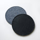 Reversible Leather & Wool Coasters