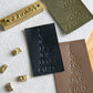 Reversible Leather & Wool Coasters