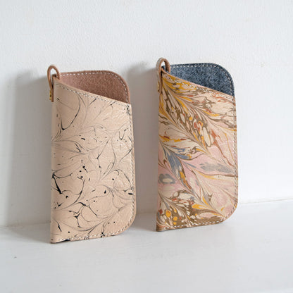 Hand-Marbled Sunglasses Sleeve