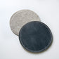 Reversible Leather & Wool Coasters
