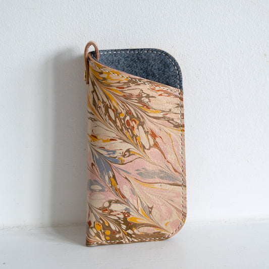 Hand-Marbled Sunglasses Sleeve