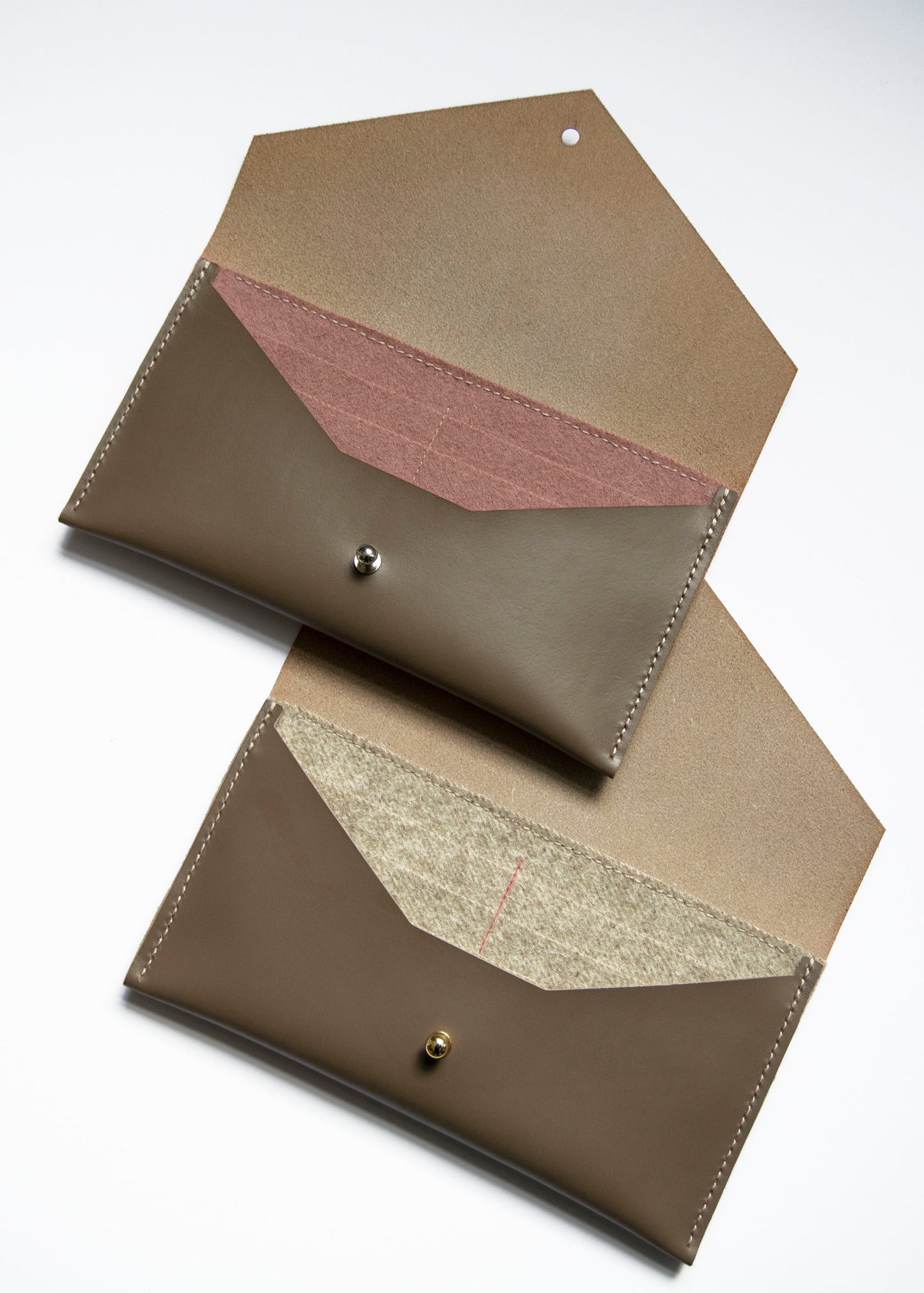 Clutch Wallet in Taupe