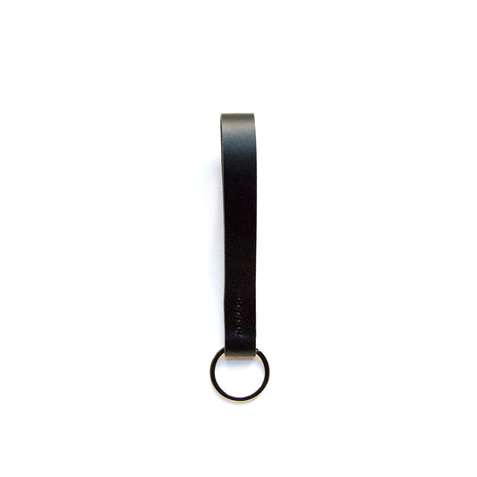 Leather Key Fob in Black