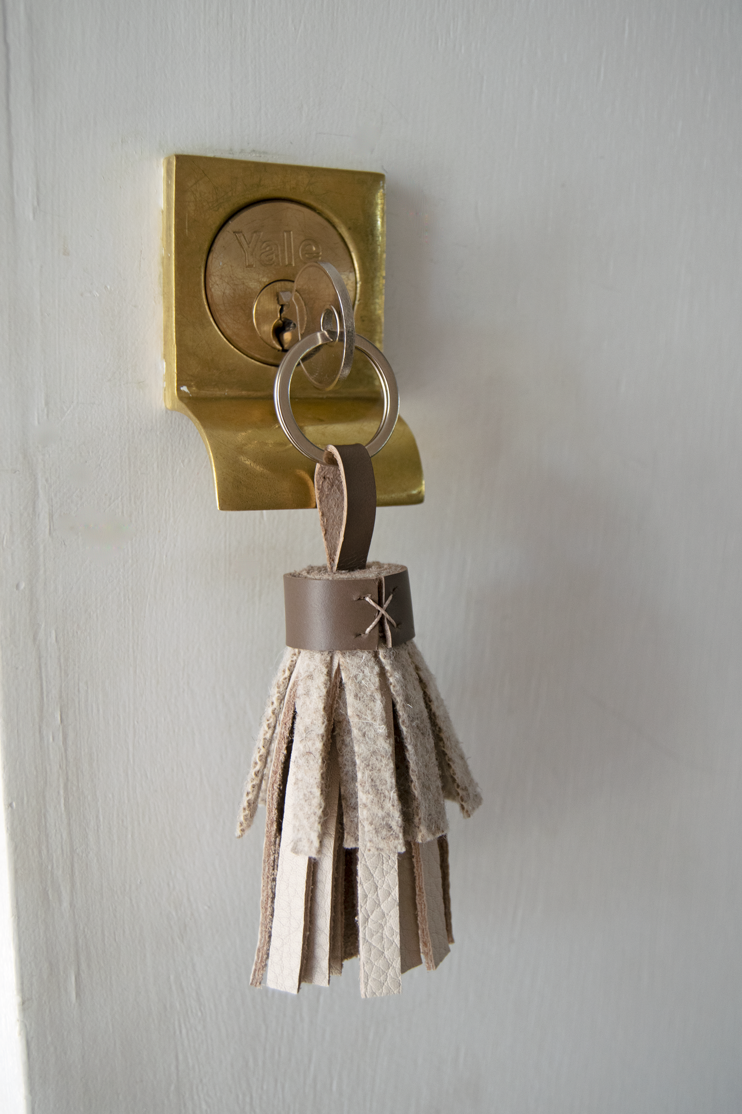 Tassel Keychain in Confetti