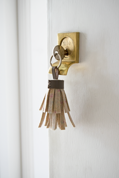 Tassel Keychain in Confetti