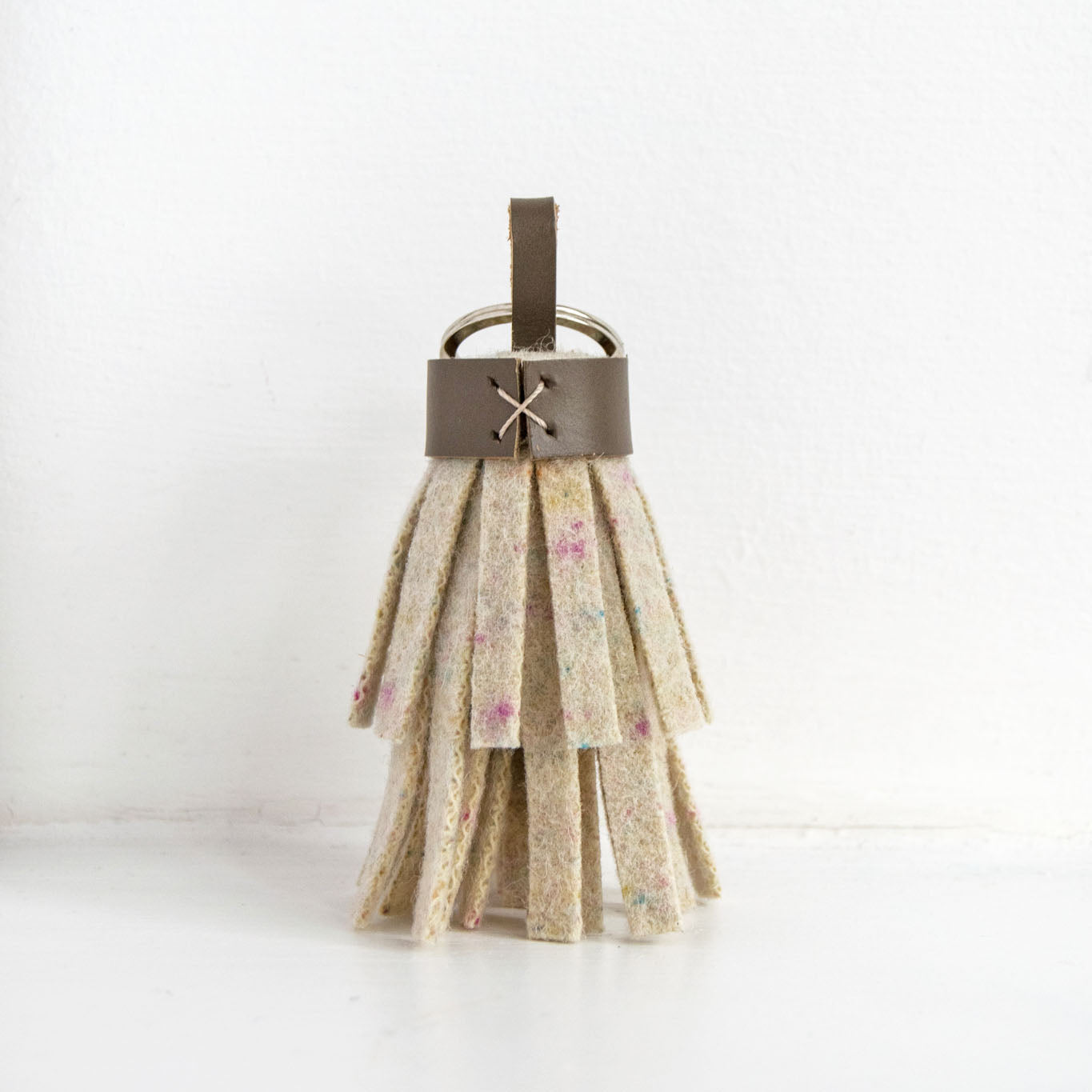 Tassel Keychain in Confetti