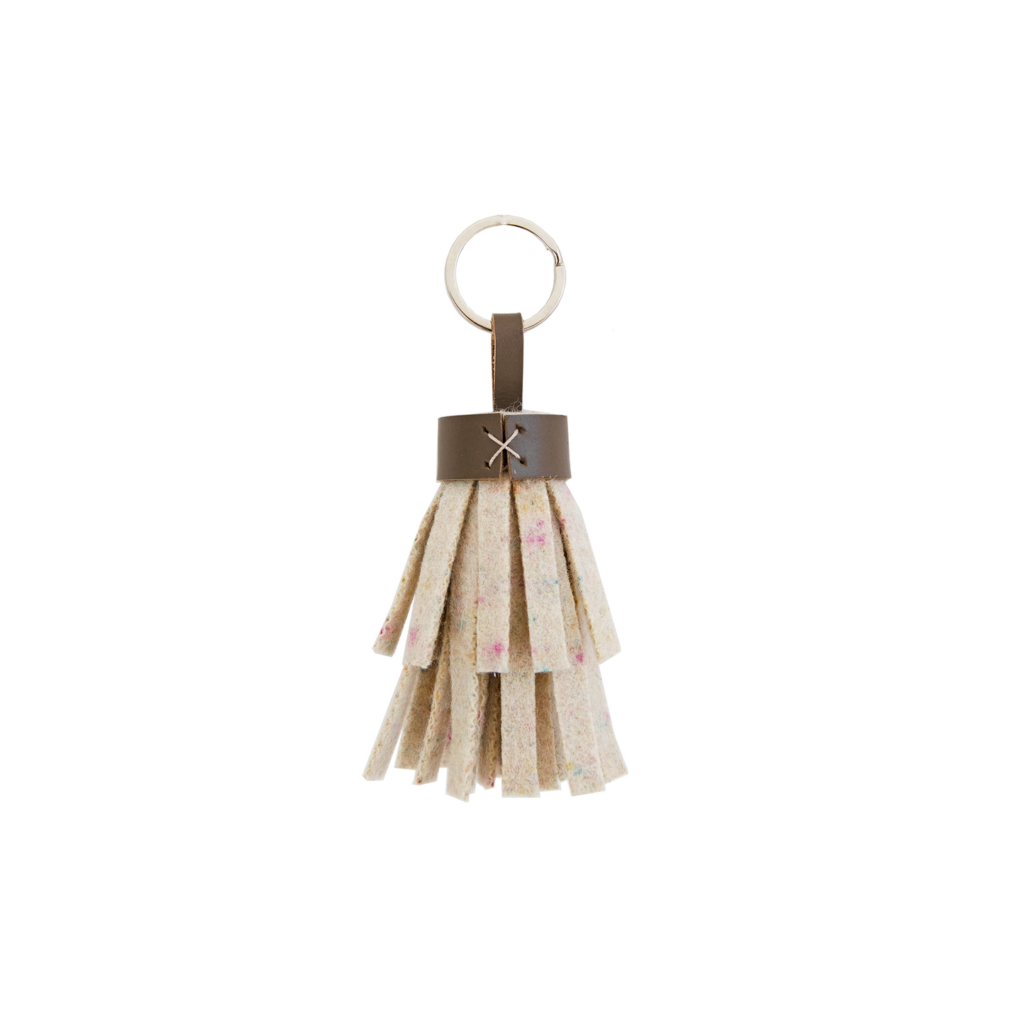 Tassel Keychain in Confetti