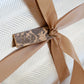 Marbled Leather Gift Tags, Set of 3