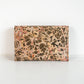 Marbled Leather Card Holder - Multi-Color Pebble