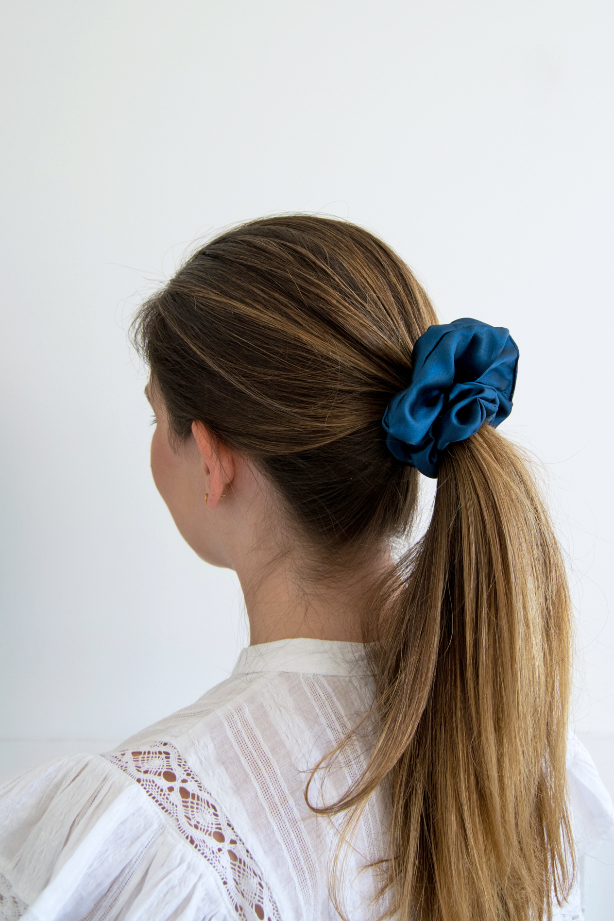 100% Silk Scrunchie