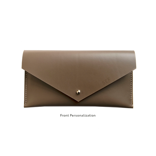 Clutch Wallet in Taupe