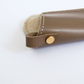 Leather Sunglasses Sleeve in Taupe
